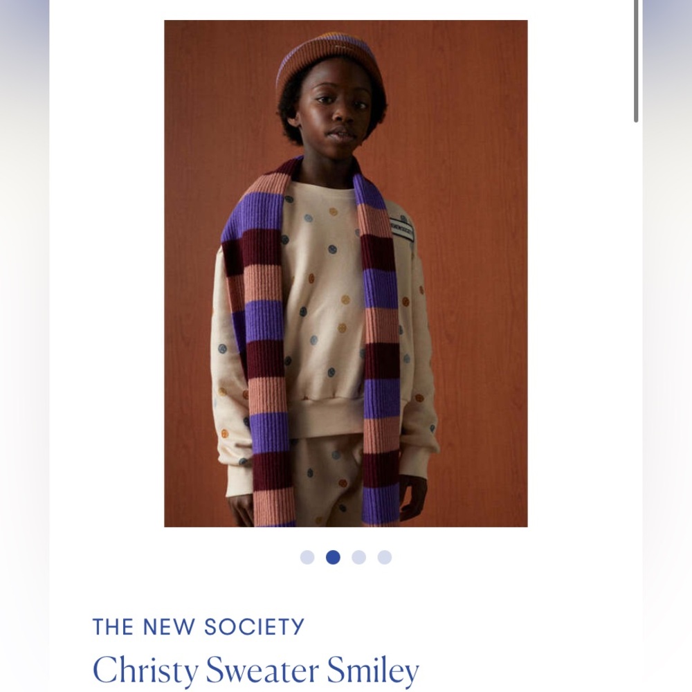 THE NEW SOCIETY Christy Sweater Smiley unisex - Picture 6 of 6